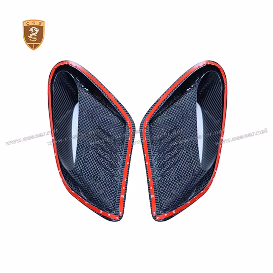 Gt3 スタイルリアルカーボンファイバー生地車リアサイドフェンダーベント Pors Che 991.2