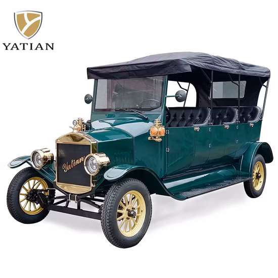 CE 48V 5kw 8 席電気ヴィンテージカー